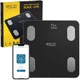 Весы напольные аналитические 4FIZJO Lite до 180 кг Black (P-5905973404044) - изображение 1