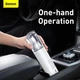 Автомобильный портативный пылесос Baseus A1 Car Vacuum Cleaner 2000 mAh, 30W, 25min, 4000Pa, ручной аккумуляторный (VCAQ010002) White - изображение 10
