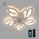 Управляемая светодиодная люстра с вентилятором FAN ASTRA 85W+18W 5F APP белая Esllse Ø680x120мм LED WHITE - изображение 1