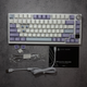 Клавіатура механічна бездротова Ajazz Ak820 PRO Purple з RGB та підтримкою HOT SWAP - изображение 3