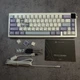 Ігрова механічна безпровідна клавіатура Ajazz AK650 Purple RGB Flying Fish Switch Hot Swap - зображення 4