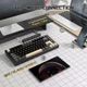Механічна бездротова (Bluetooth + 2,4G) клавіатура з HOT SWAP Attack SHARK X75, Металевий корпус, RGB, Win/Mac OS, УКР/АНГЛ, BLACK/ЧОРНА (X75B10) - зображення 4