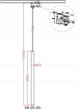 Lampa wisząca Light Prestige Lungo 1 1xG9 Black (LP-894/1P BK 3F) - obraz 2