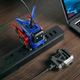 Сетевое зарядное устройство GravaStar Alpha65 GaN 65W Wall Charger - War Damaged Blaze Blue - изображение 6