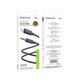Кабель Borofone BL20 Lightning → 3.5мм (male–male), 1м, черный, силиконовая оплетка - изображение 4