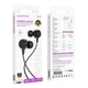 Провідні навушники з мікрофоном BOROFONE BM94 Sonar universal earphones 3.5мм 1.2м Black (6941991115820) - зображення 5