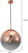 Lampa wisząca Light Prestige Palla LP-2844/1P MI - obraz 5