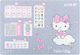 Упаковка підкладок настільних Kite Hello Kitty 42.5х29 см х 10 шт (HK25-207-1) - зображення 2