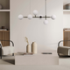 Підвісний світильник Light Prestige Alisa LP-005/6P BK/WH - зображення 2
