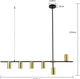 Lampa wisząca Light Prestige Arizona LP-074/6PL BK/GD - obraz 4