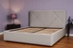 Двуспальная кровать Smart Cometa Lite 180х200 см Lili 06 Бежевая (33410012-06180) - изображение 2