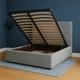 Двуспальная кровать Smart Cometa 180х200 см с подъемным механизмом Lili 94 Серая (334100121-94180) - изображение 5