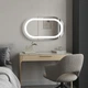 Стильное зеркало с LED-подсветкой в ванную или гостиную Лидс 800x500, Кнопочное управление - изображение 2