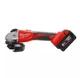 Шліфмашина кутова акумуляторна Milwaukee M18 BLSAG125X-402X 125мм 18В 2x4А·год ЗП М12-18С 11000об·хв 2.4кг кейс (4933492644) - зображення 5