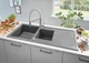 Кухонная мойка Grohe K400 1160 х 500 мм Granite Grey (31643AT0) - изображение 2