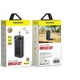 Зовнішній акумулятор Power bank Awei PA12 30000mAh PD22,5W швидка зарядка Чорний - зображення 4