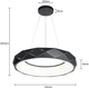 Lampa wisząca Light Prestige Reus LP-8069/1P LED BK - obraz 5