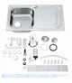 Кухонна мийка Grohe K300 45-S Нержавіюча сталь (31563SD0) - зображення 6