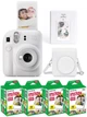 Набір Fujifilm INSTAX Mini 12 Clay White біла фотокамера миттєвого друку / картриджі 40 фото / чохол / ремінець / альбом (64 фото) / подарункове пакування - зображення 1