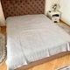 Муслінове покривало Арт-деко Malloory Home Світло-сірий 200х230 - зображення 1