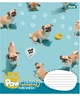 Набір зошитів учнівських 1 Вересня Pawsitively A5 18 аркушів у клітинку x 25 шт (4823092298430) - зображення 4