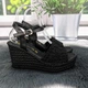 Босоножки женские Violeta черные на платформе 40р (25,5 см) 4948 - изображение 4