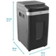 Знищувач документів HP Pro Shred Auto 400CC, A4, 80g х 10 л.,4*12, 53л., P-4 - изображение 8