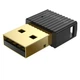 USB Bluetooth адаптер Orico бездротової передавач bluetooth 5.0 для BTA-508-BK (Чорний) - изображение 2