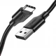 Кабель Ugreen USB 2.0 AM to Type-C US287 60115 (Чорний, 0.5м) - изображение 1