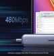 Кабель Ugreen USB Type-C - USB Type-C 5 А 100W 70429 (Сріблястий, 2м) - изображение 6