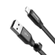 Кабель USB-Lightning/MicroUSB Baseus Two-in-one Portable Cable CALMBJ-01 (Чорний, 0.23м) - изображение 3