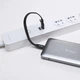 Кабель USB-Lightning/MicroUSB Baseus Two-in-one Portable Cable CALMBJ-01 (Чорний, 0.23м) - изображение 5