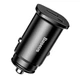 Автомобільний зарядний пристрій BASEUS B5-C15C PPC Car Charger 30W PD QC 4.0 (Чорне, Type-C + USB) - зображення 2