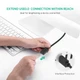 USB кабель подовжувач Ugreen USB 3.0 US129 (AM / AF штекер - гніздо, Чорний, 1,5м) - изображение 5