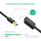 USB кабель подовжувач Ugreen USB 3.0 US129 (AM / AF штекер - гніздо, Чорний, 1,5м) - изображение 6