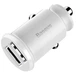Автомобільний зарядний пристрій BASEUS С8-K Grain Mini Smart Car Charger 3.1 A (Білий, два USB-порта) - изображение 4