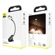 Універсальна акумуляторна LED лампа на кліпсі Baseus Comfort Reading Mini Clip Lamp DGRAD-0G (Темно-сіра) - зображення 10