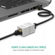 З'єднувач витої пари RJ45 Ugreen NW114 20311 (Білий) - зображення 4