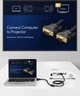VGA кабель Ugreen 15-pin 1080p 11673 (Чорний, 1м) - зображення 8