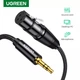 Мікрофонний кабель Ugreen AV182 XLR Male to Mini Jack AUX Microphone Cable (Чорний, 2м) - изображение 3
