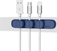 Магнітний органайзер для проводів Baseus Peas Cable Clip ACWDJ-03 (Синій) - зображення 6