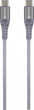 Kabel Skross USB-C to USB-C 1.2 m Space Gray (SKCA0017C-C120CN) - obraz 1