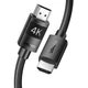 HDMI кабель v2.0 UGreen HD119 з підтримкою 4K@60Hz HDR ARC 40101 (Чорний, 2м) - изображение 2