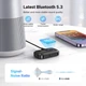 Bluetooth 5.3 приймач UGreen CM596 з AUX-виходом, мікрофоном для автомагнітол, дом.театров 90748 - изображение 3