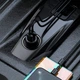 FM трансмітер модулятор Baseus S-16 Bluetooth FM Launcher 2 USB CCTM-E01 (Чорний) - зображення 7