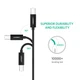Кабель для принтера USB type C 2.0 - USB type B Ugreen US241 80811 (Чорний, 1м) - изображение 6