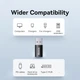 Адаптер-перехідник Baseus Ingenuity Mini OTG USB 3.1 to Type-C ZJJQ000101 (Чорний) - изображение 4