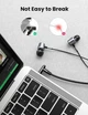 Аудіо кабель AUX 3.5mm jack UGreen з кутовим L-подібним штекером AV188 50212 (Чорний, 5м) - изображение 7
