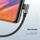 Кабель Ugreen USB 2.0 to Angled USB Type-C 3A US284 50940 (Чорний, 0,5 м) - зображення 7