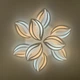 Потолочная LED люстра белая на 9 лепестков | Line F | Арт. A2325/6+3 WT - изображение 5